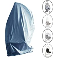 Laxllent Funda para Silla de Columpio-Funda para Muebles de Jardín-Impermeable-Protección UV-216x185cm-Gris (210D Oxford…